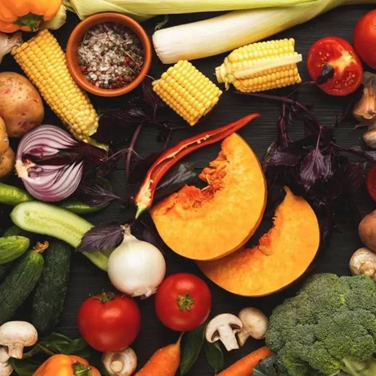 Bunt gemischtes Gemüse